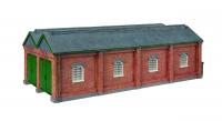 TT9019 Hornby Double Engine Shed - Red Brick Collection